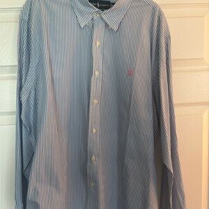 Ralph Lauren Blue Striped Men's Shirt